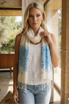 nazar boncuklu fular