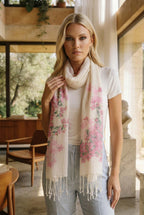 begonvil desenli fular