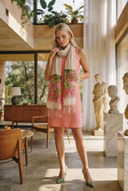 lale desenli pamuk fular