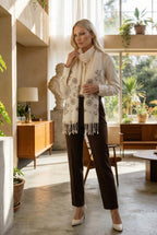 selçuklu desenli fular