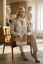 selçuklu desenli fular