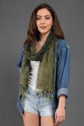 Nefti Yeşil Fular Denim